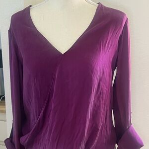 Alice + Olivia Deep Purple Blouse